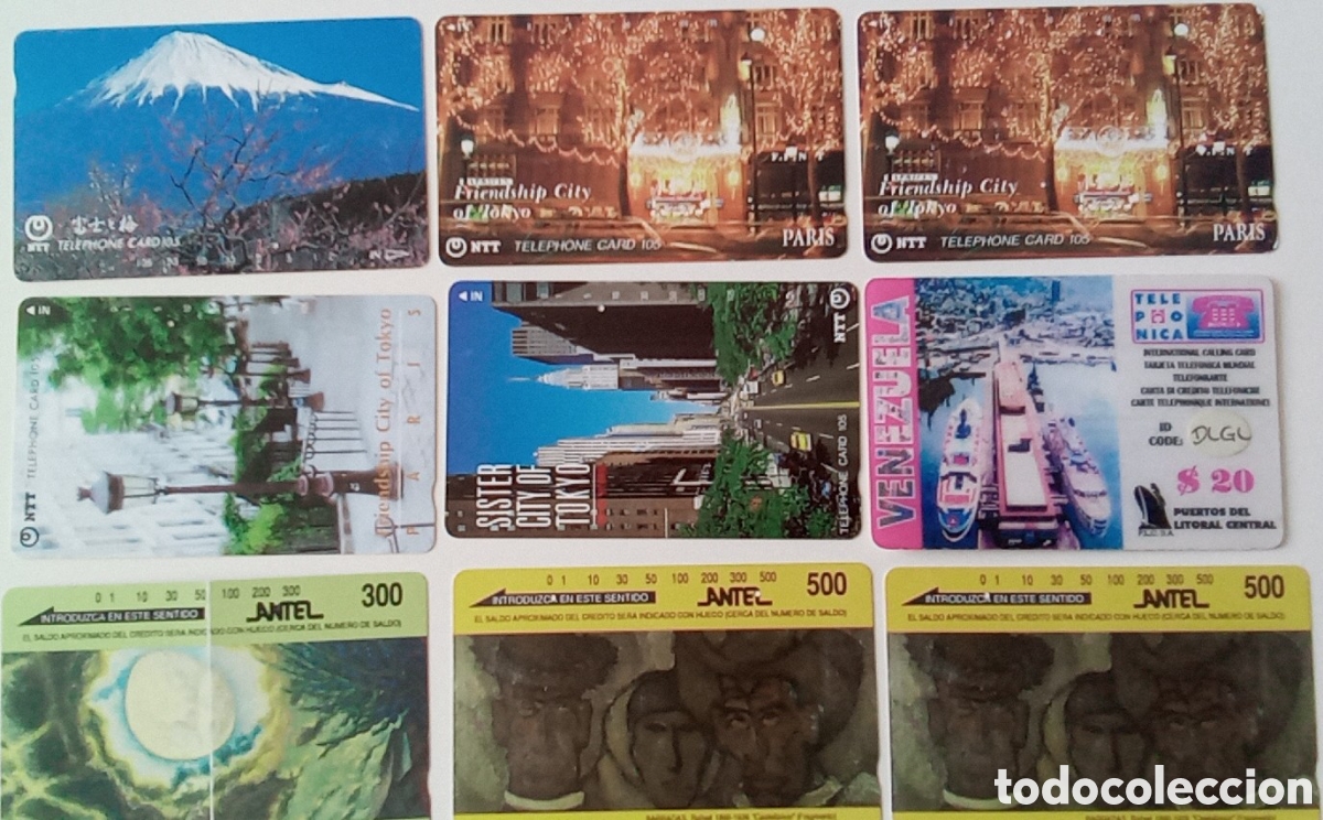 Tarjetas telef&oacute;nicas de colecci&oacute;n: Tarjetas telef&oacute;nicas varios paises