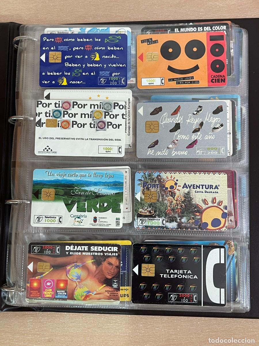 Tarjetas telef&oacute;nicas de colecci&oacute;n: &Aacute;lbum con 113 TARJETAS TELEFONICAS Animales Fauna Iberica Perros Viajes Disney El Jueves T&eacute;l&eacute;carte