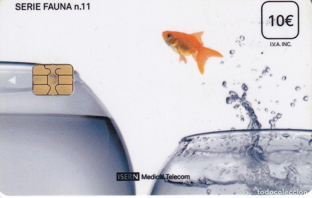 Collection telephone cards: TARJETA DE ESPA&Ntilde;A DE ISERN DE UN PEZ SERIE FAUNA N&ordm;11