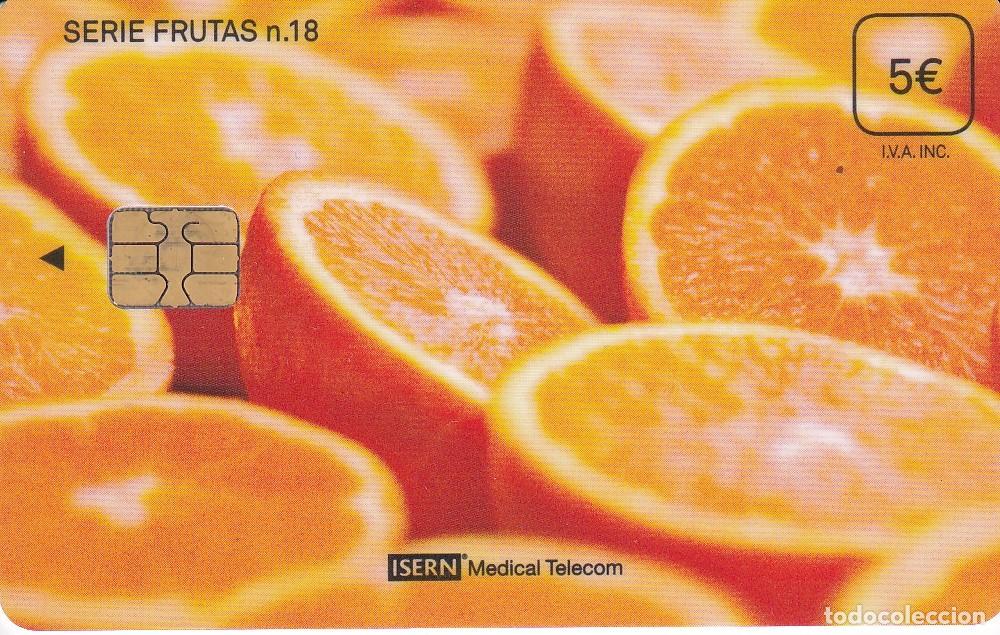 Collection telephone cards: TARJETA DE ESPA&Ntilde;A DE ISERN DE UNAS NARANJAS SERIE FRUTAS N&ordm;18