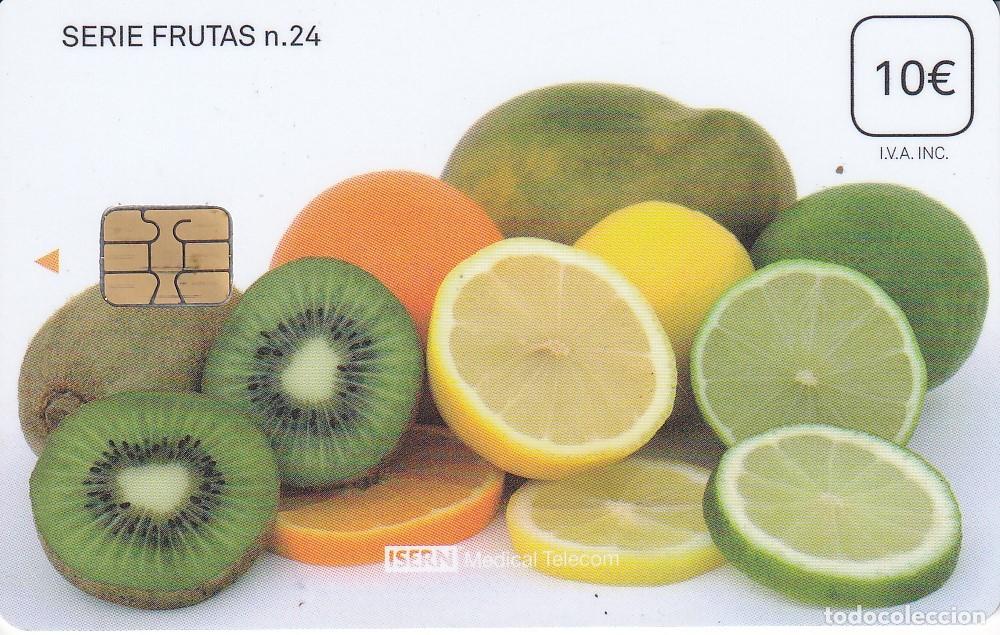 Sammlung von Telefonkarten: TARJETA DE ESPA&Ntilde;A DE ISERN DE UNAS FRUTAS SERIE FRUTAS N&ordm;24