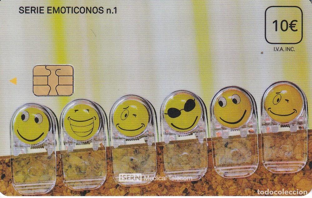 Sammlung von Telefonkarten: TARJETA DE ESPA&Ntilde;A DE ISERN SERIE EMOTICONOS N&ordm;1