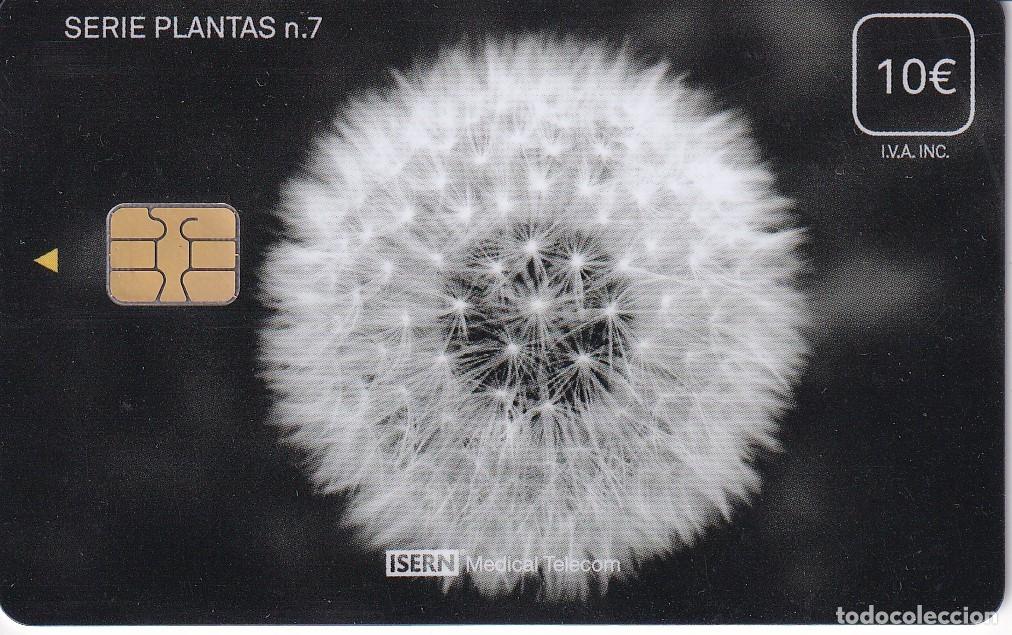 Cartes T&eacute;l&eacute;phoniques de collection: TARJETA DE ESPA&Ntilde;A DE ISERN DE LA SERIE PLANTAS N&ordm;7 FLOR-FLOWER