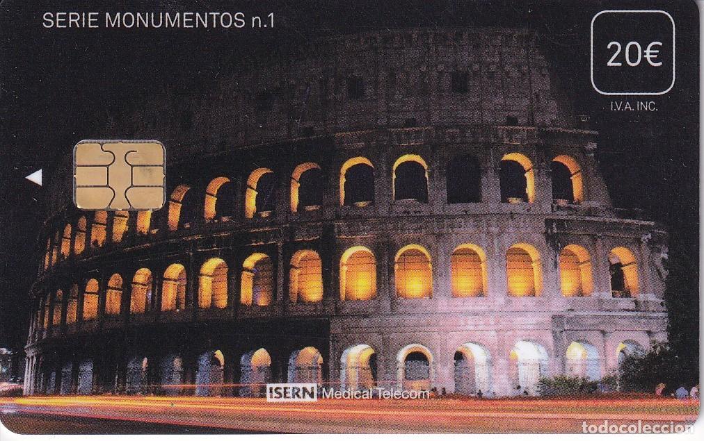Sammlung von Telefonkarten: TARJETA DE ESPA&Ntilde;A DE ISERN DE LA SERIE MONUMENTOS N&ordm;1 - ANFITEATRO DE ROMA