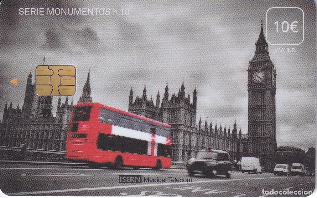 Sammlung von Telefonkarten: TARJETA DE ESPA&Ntilde;A DE ISERN DE LA SERIE MONUMENTOS N&ordm;10 - BIG BEN DE LONDRES