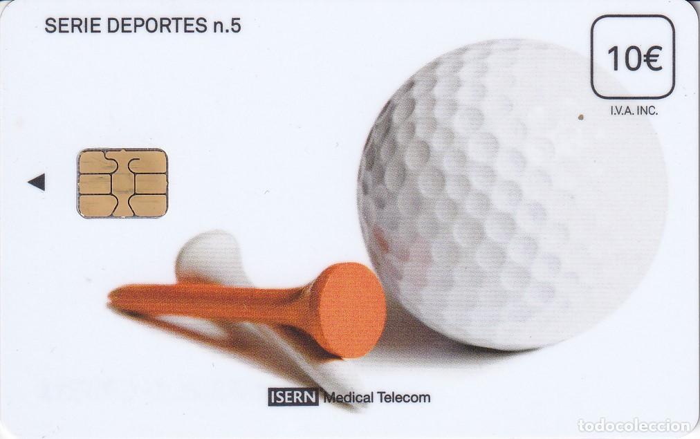Carte telefoniche di collezione: TARJETA DE ESPA&Ntilde;A DE ISERN DE LA SERIE DEPORTES N&ordm;5 - GOLF