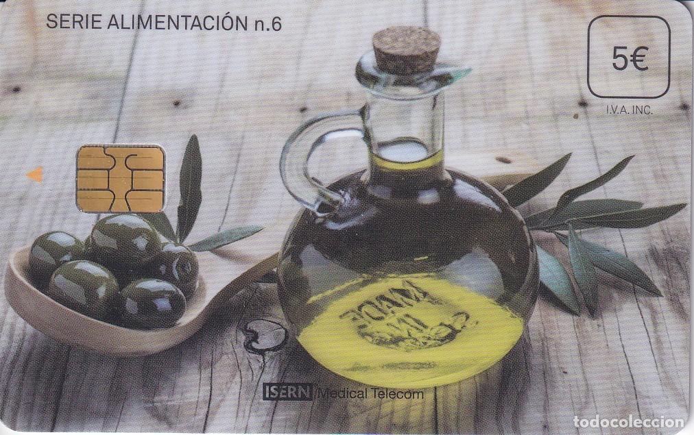 Sammlung von Telefonkarten: TARJETA DE ESPA&Ntilde;A DE ISERN DE LA SERIE ALIMENTACION N&ordm;6 - ACEITE DE OLIVA