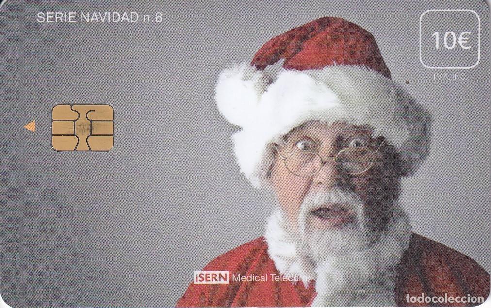 Cart&otilde;es de telefone de cole&ccedil;&atilde;o: TARJETA DE ESPA&Ntilde;A DE ISERN DE LA SERIE NAVIDAD N&ordm;8 - CHRISTMAS - PAPA NOEL