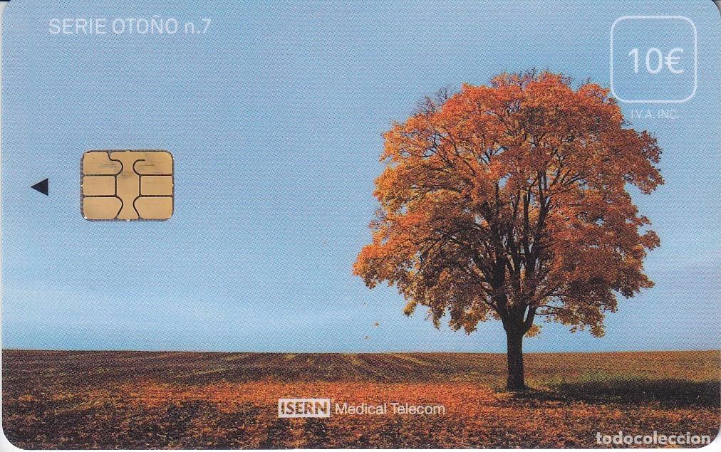 Cart&otilde;es de telefone de cole&ccedil;&atilde;o: TARJETA DE ESPA&Ntilde;A DE ISERN DE LA SERIE OTO&Ntilde;O N&ordm;7 - ARBOL