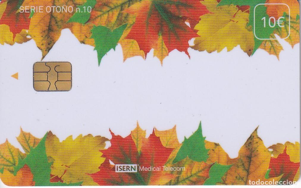 Cart&otilde;es de telefone de cole&ccedil;&atilde;o: TARJETA DE ESPA&Ntilde;A DE ISERN DE LA SERIE OTO&Ntilde;O N&ordm;10 - HOJAS