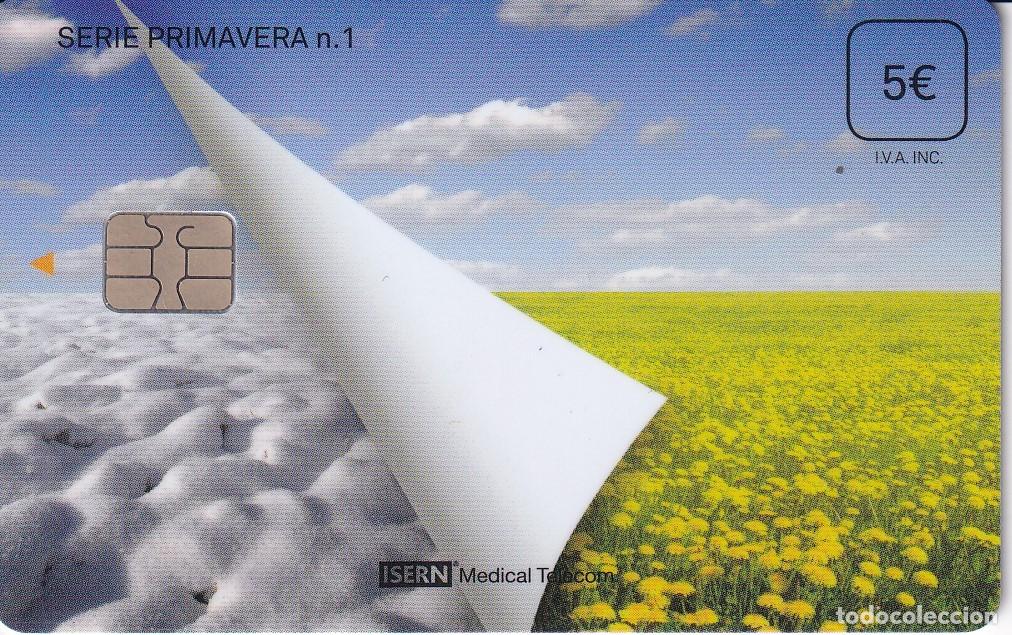 Sammlung von Telefonkarten: TARJETA DE ESPA&Ntilde;A DE ISERN DE LA SERIE PRIMAVERA N&ordm;1 - PAISAJE