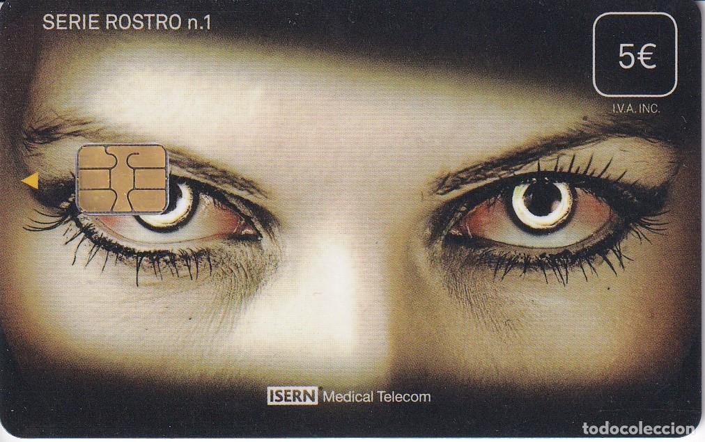 Sammlung von Telefonkarten: TARJETA DE ESPA&Ntilde;A DE ISERN DE LA SERIE ROSTRO N&ordm;1 - MUJER