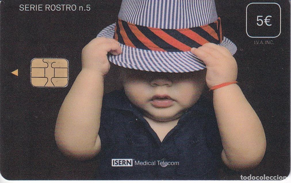 Sammlung von Telefonkarten: TARJETA DE ESPA&Ntilde;A DE ISERN DE LA SERIE ROSTRO N&ordm;5 - NI&Ntilde;O
