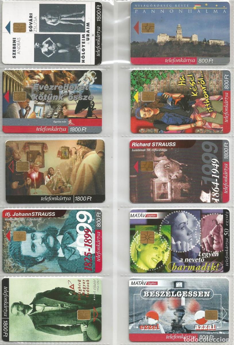 Cart&otilde;es de telefone de cole&ccedil;&atilde;o: LOTE DE 10 TARJETAS TELEF&Oacute;NICAS DE HUNGRIA DIFERENTES. LAS DE LAS FOTOS. USADAS.
