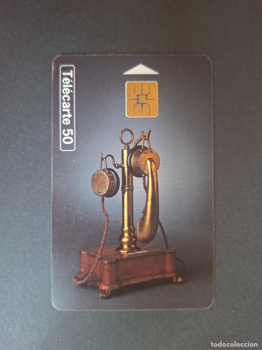 Cart&otilde;es de telefone de cole&ccedil;&atilde;o: T&eacute;l&eacute;carte 50 &bull; T&eacute;l&eacute;phone CGTE 1922