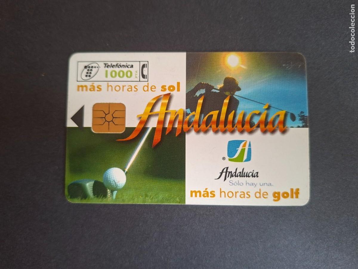 Collection telephone cards: Tarjeta telef&oacute;nica &bull; Andaluc&iacute;a Ryder Cup 1997
