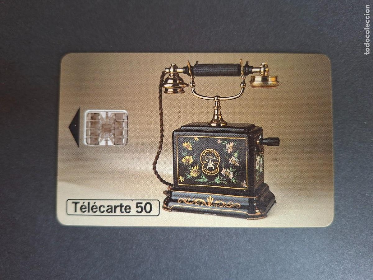 Collection telephone cards: T&eacute;l&eacute;carte 50 &bull; T&eacute;l&eacute;phone Ericsson 1900