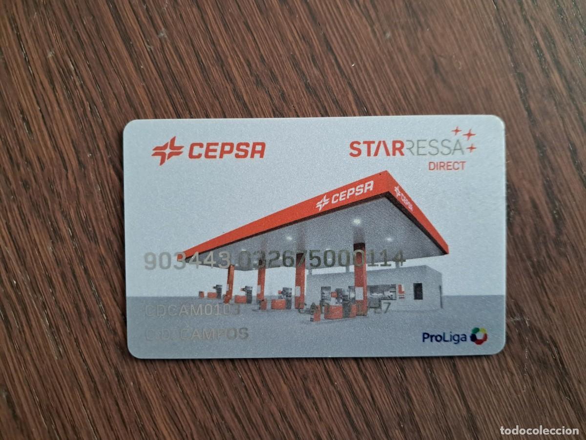 Tarjetas telef&oacute;nicas de colecci&oacute;n: tarjeta de combustible, Cepsa, proliga futbol.