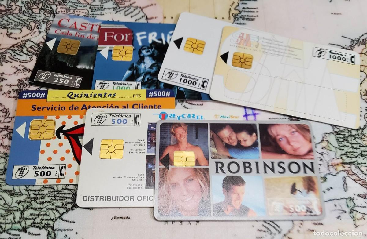 Tarjetas telef&oacute;nicas de colecci&oacute;n: 7 TARJETAS TELEFONICAS DE ESPA&Ntilde;A DE DIFERENTES USADAS.CALIDAD LUJO