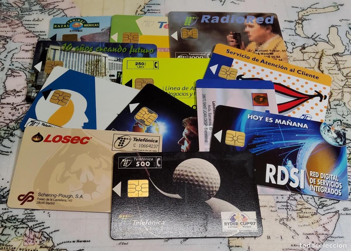 Tarjetas telef&oacute;nicas de colecci&oacute;n: 12 TARJETAS TELEFONICAS DE ESPA&Ntilde;A DE DIFERENTES USADAS.CALIDAD LUJO
