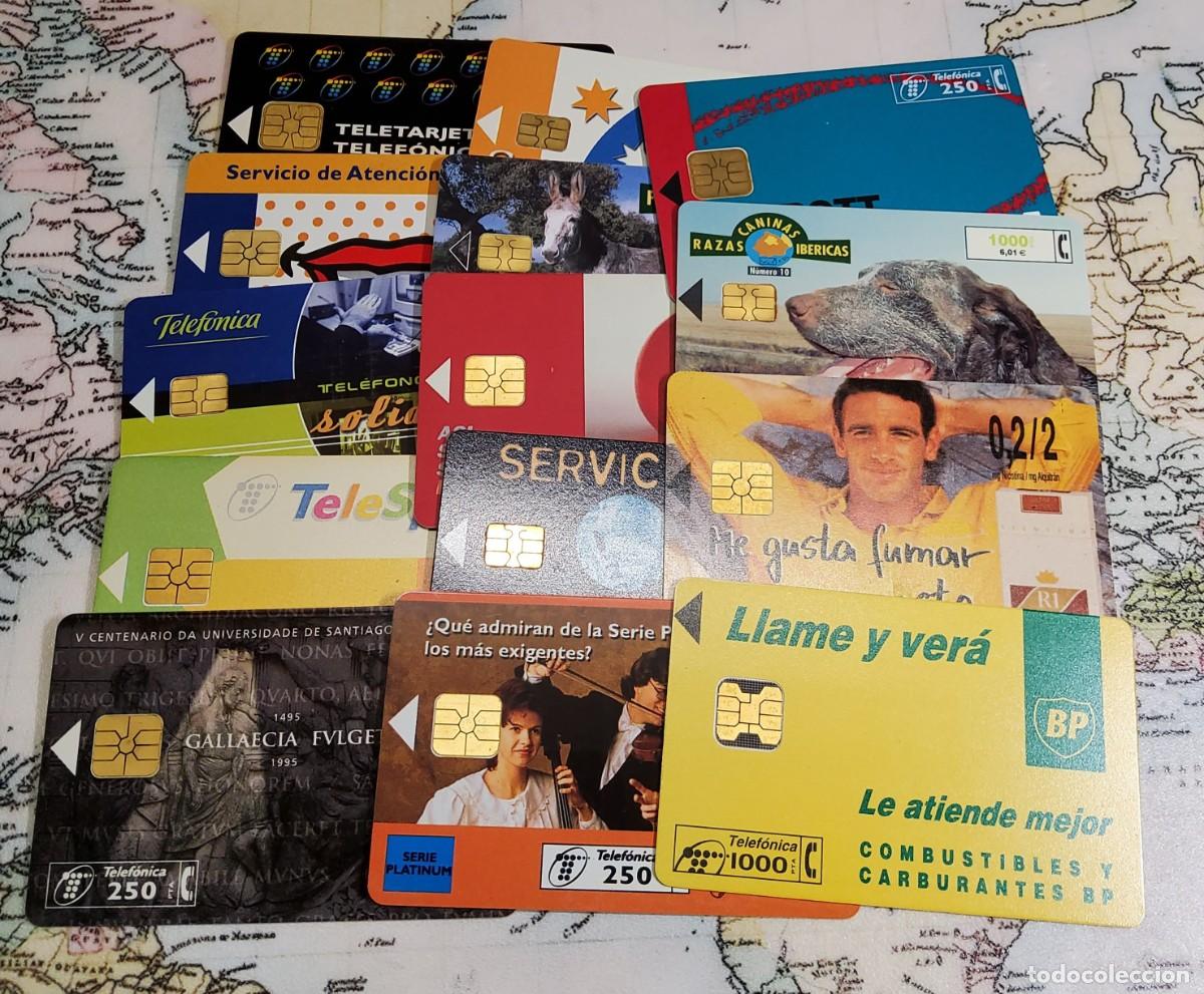 Tarjetas telef&oacute;nicas de colecci&oacute;n: 14 TARJETAS TELEFONICAS DE ESPA&Ntilde;A DE DIFERENTES USADAS.CALIDAD LUJO