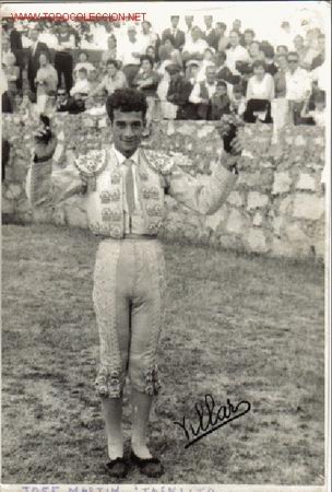 Tauromaquia: FOTOGRAFIA DE JOSE MARTIN - JOSELITO- .- FOTO VILLAR