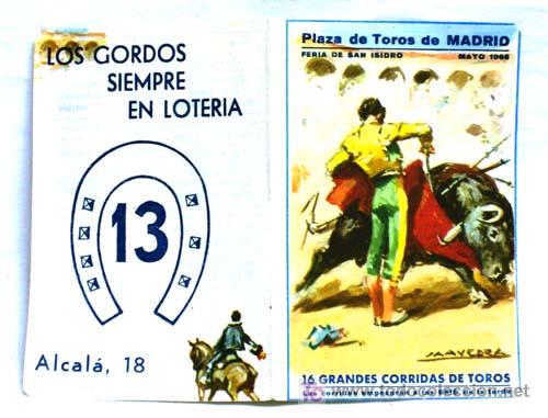 Tauromaquia: Folleto de toros de mayo de 1966 - Foto 1