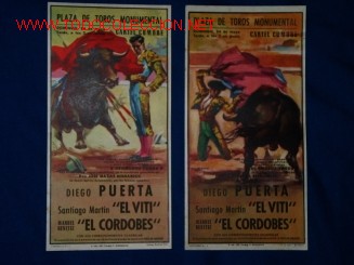Tauromaquia: DOS PROGRAMAS DE MANO MONUMENTAL BARCELONA - Foto 1