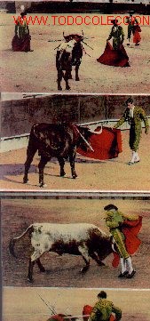 Tauromaquia: 7-1270. Librito Postales Courses de Taureaux - Foto 1