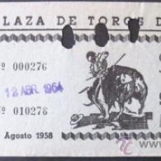 Tauromaquia: PLAZA DE TOROS DE ECIJA. 1964. ENTRADA - SEÑORAS Y MILITARES - ENVIO GRATIS¡¡¡. Lote 10612531