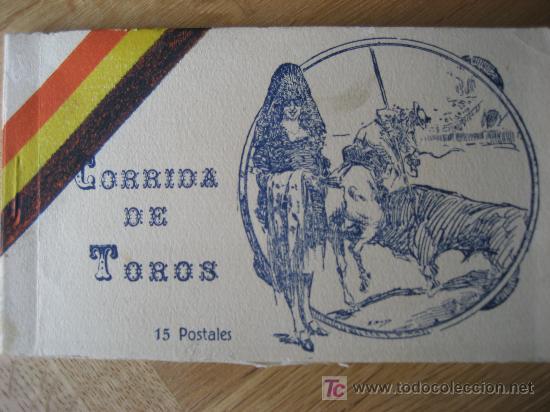 Tauromaquia: Corrida de Toros. 15 Postales. Heliotipia de Kallmeyer y Gautier.