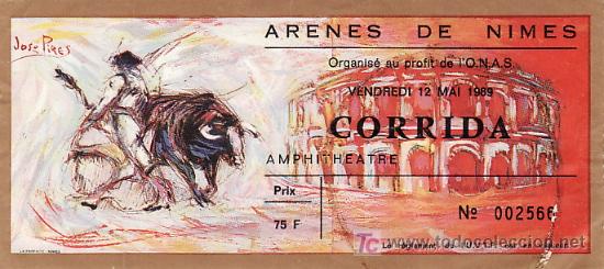 Tauromaquia: PLAZA DE TOROS DE ARENES DE NIMES - FRANCIA - 12 DE MAYO DE 1989 - ET256