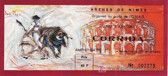 Tauromaquia: AR&Egrave;NES DE NIMES - FRANCIA - 8 DE JUNIO DE 1987 - ET304