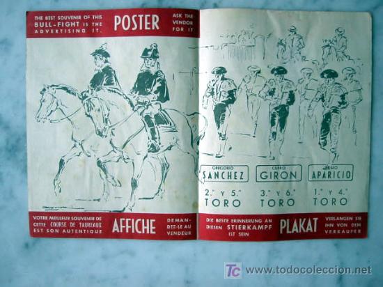 Tauromaquia: Programa doble Plaza de Toros de Tarragona, 1959. - Foto 2