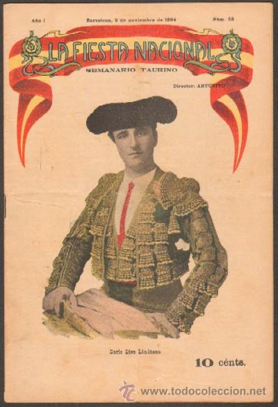 Tauromachie: REVISTA LA FIESTA NACIONAL. SEMANARIO TAURINO N&ordm;32 (A-TO-392)
