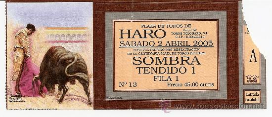 Tauromaquia: ENTRADA PLAZA DE TOROS DE HARO - Foto 1
