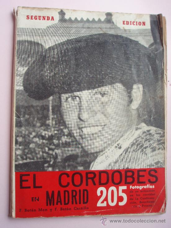 Tauromaquia: Antigua Revista de las fotos de las corridas de madrid de el Cordobes
