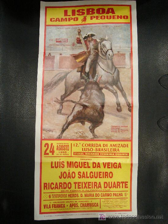 Tauromachia: ALTERNATIVA DE RICARDO TEIXEIRA DUARTE. PLAZA DE TOROS DE CAMPO PEQUENO. LISBOA. 1995.