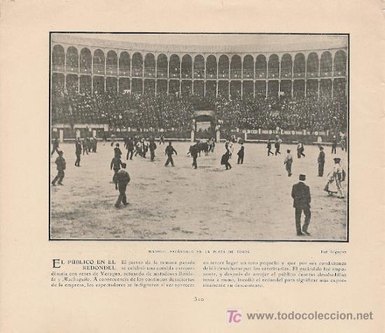 Tauromachie: * TOROS * MADRID * Esc&aacute;ndalo: Bombita y Machaquito - 1905