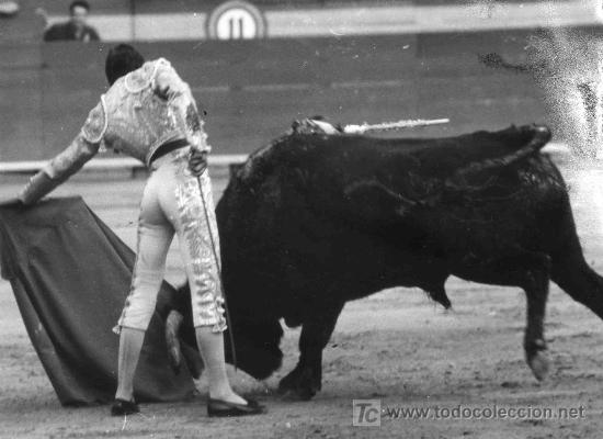 Bullfighting: FOTOGRAFIA ORIGINAL DEL TORERO VICENTE PUNZON. PLAZA DE TOROS DE CASTELLON.