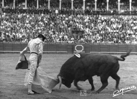 Stierkampf: FOTOGRAFIA ORIGINAL DE ARJONA AL TORERO ANGEL TERUEL. PLAZA DE TOROS DE SEVILLA
