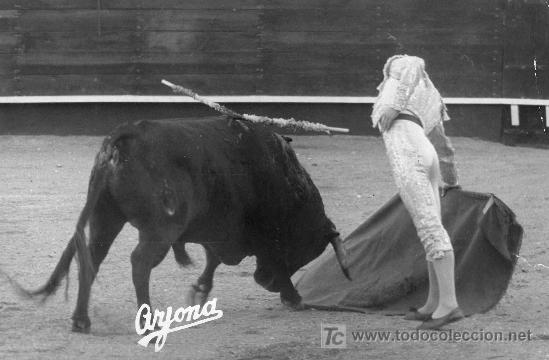 Stierkampf: FOTOGRAFIA ORIGINAL DE ARJONA AL TORERO ANGEL TERUEL. PLAZA DE TOROS DE MADRID.