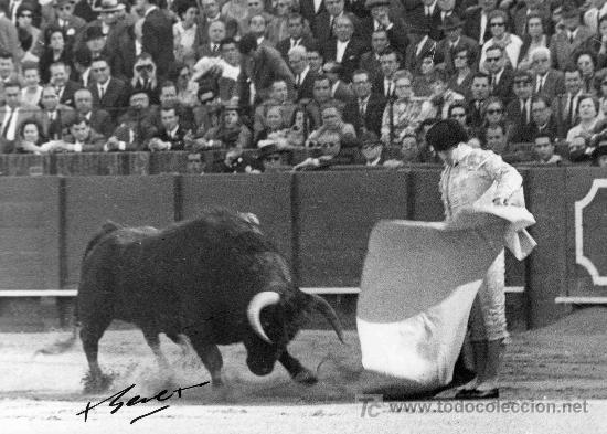 Stierkampf: FOTOGRAFIA ORIGINAL DE BERET AL TORERO DIEGO PUERTA EN LA PLAZA DE TOROS DE SEVILLA.