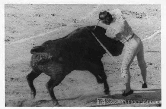 Tauromachie: FOTOGRAFIA ORIGINAL DE E.CALDERON AL TORERO MANUEL CANO, EL PIREO.