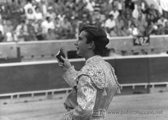 Bullfighting: FOTOGRAFIA ORIGINAL DE ARJONA REJONEADOR ANGEL TERUEL. PLAZA DE TOROS DE HUELVA