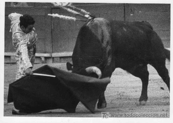 Tauromachie: FOTOGRAFIA ORIGINAL DE JOSE CERDA AL DIESTRO DIEGO PUERTA. PLAZA DE TOROS DE VALENCIA.