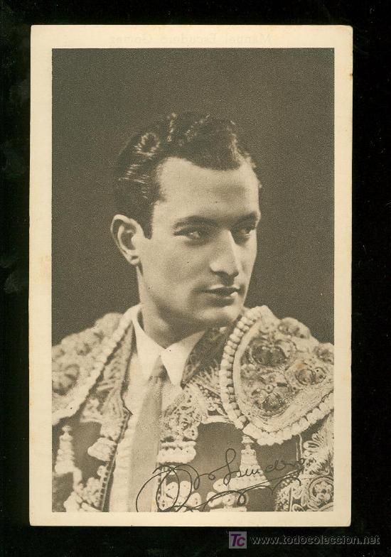 Tauromaquia: TARJETA POSTAL ANTIGUA DE MANUEL ESCUDERO GOMEZ.