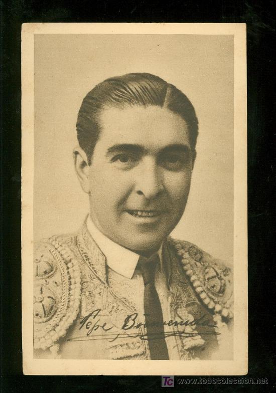 Tauromaquia: TARJETA POSTAL ANTIGUA DE JOSE MEJIAS Y JIMENEZ BIENVENIDA.