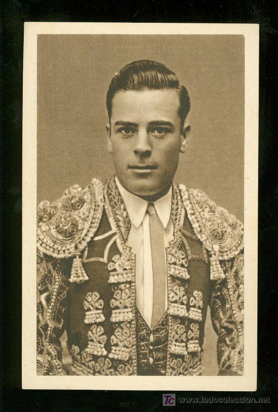 Bullfighting: TARJETA POSTAL ANTIGUA DE PASCUAL MARQUEZ DIAZ.