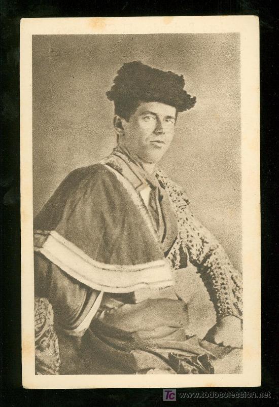 Bullfighting: TARJETA POSTAL ANTIGUA DE JOSE REDONDO EL CHICLANERO.